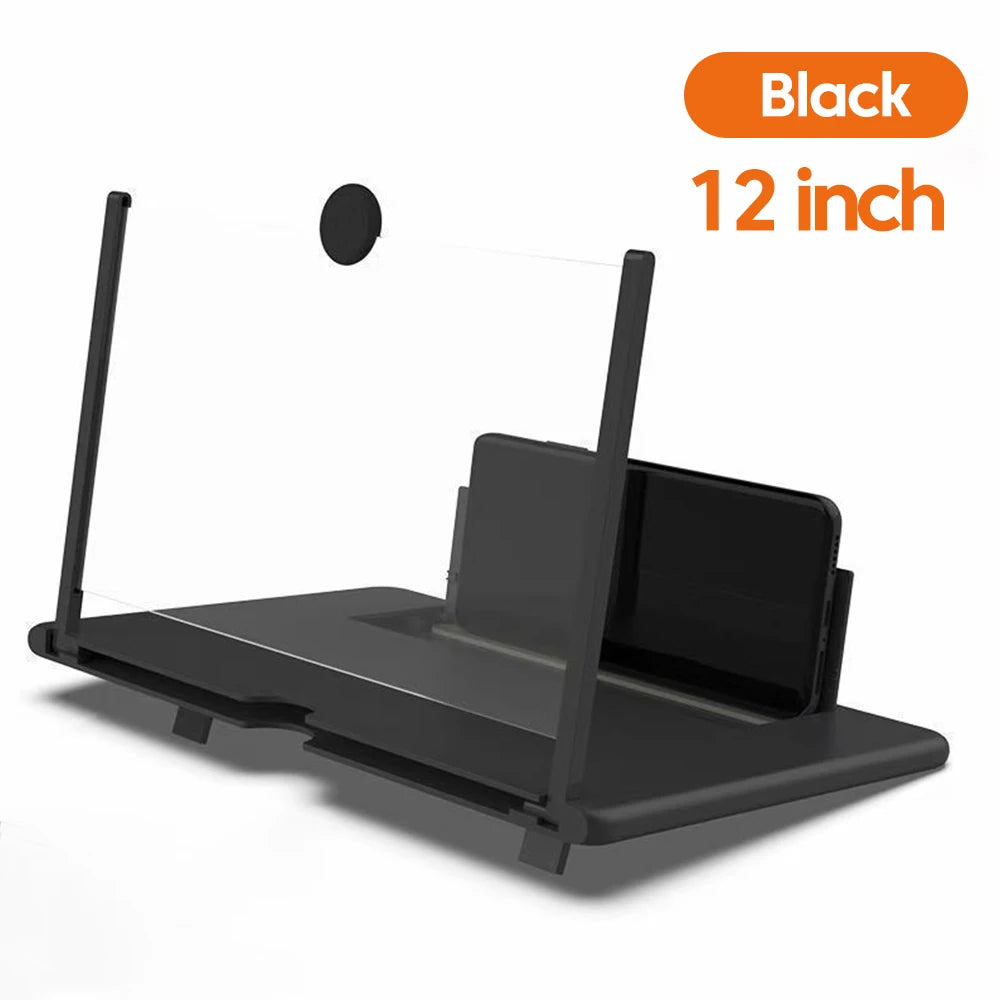 Phone Screen Magnifier Stand — HD Portable Screen Amplifier for Movies, Videos & Calls