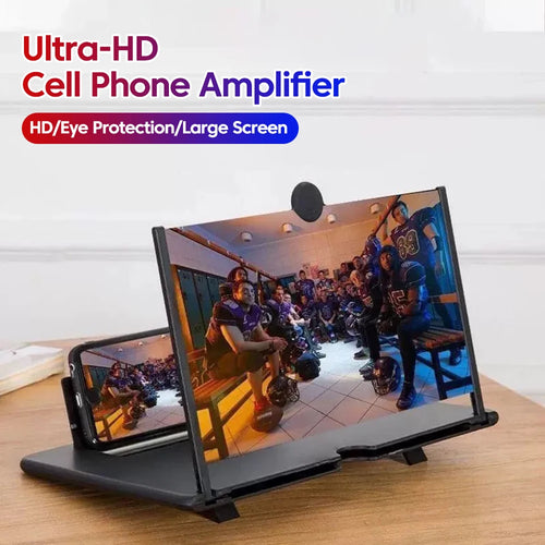 Phone Screen Magnifier Stand — HD Portable Screen Amplifier for Movies, Videos & Calls