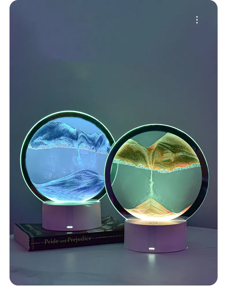 LED SandGlass lamp