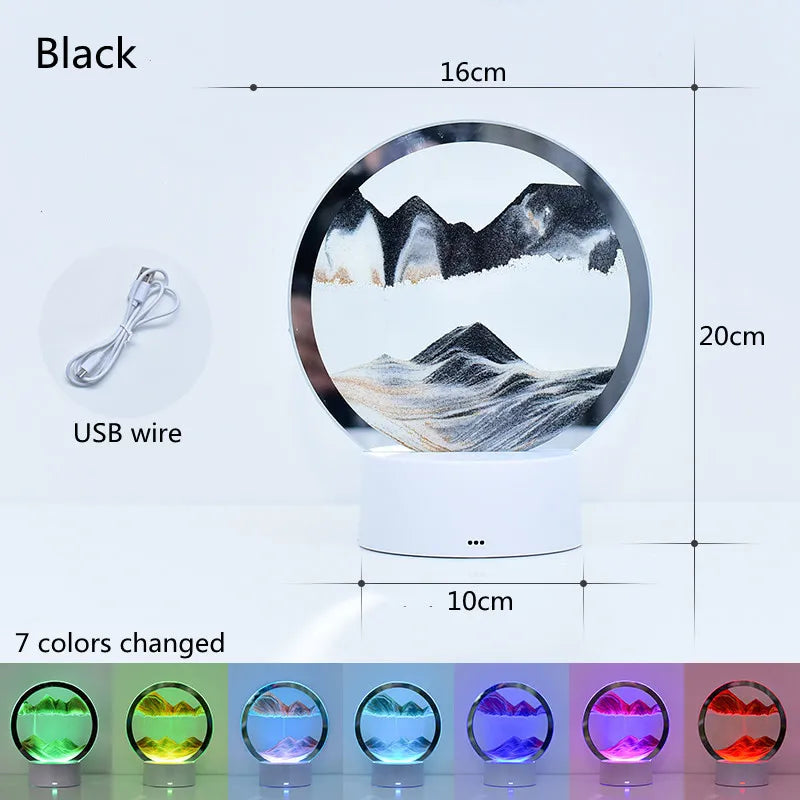 LED SandGlass lamp