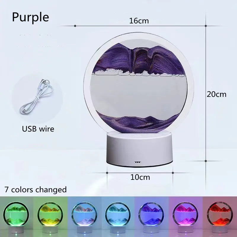 LED SandGlass lamp
