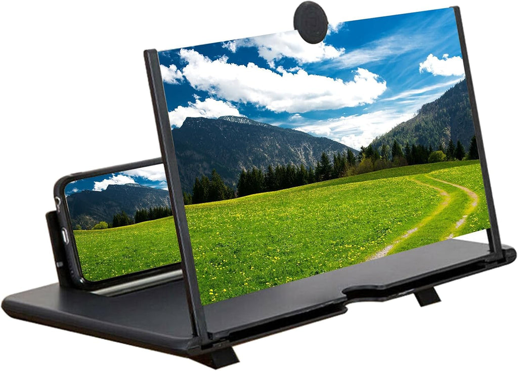Phone Screen Magnifier Stand — HD Portable Screen Amplifier for Movies, Videos & Calls